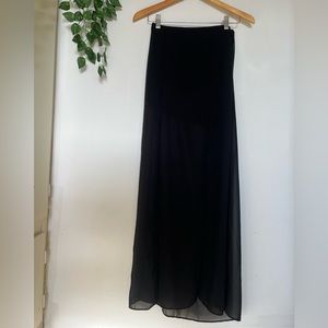 F21 Black Mesh Maxi